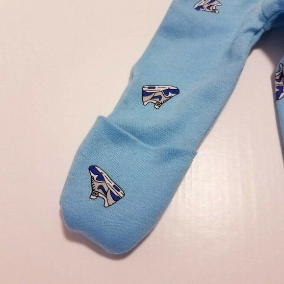 NWT Nike Cotton Playsuit/Pajamas (0-3M/6-9lb) - Picture 5 of 8